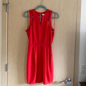 Res dress with undertones of orange